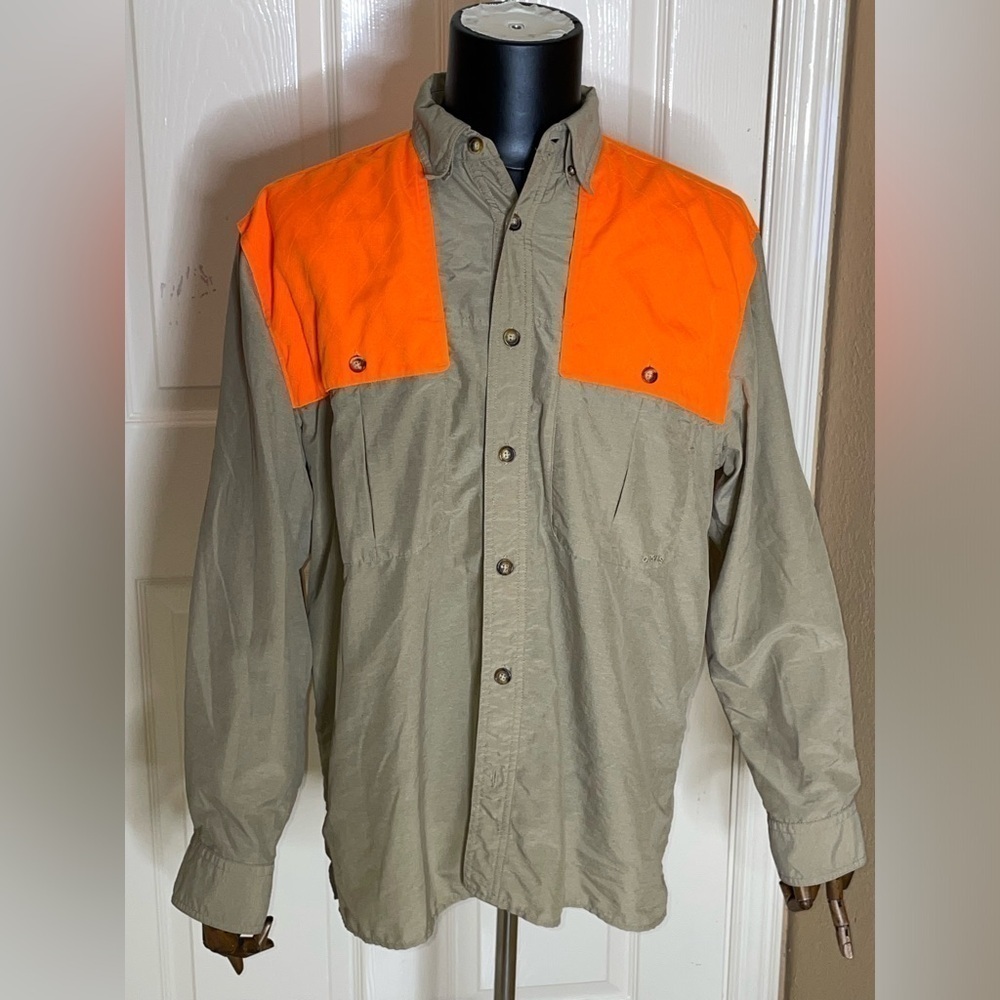 Vintage Orvis Plantation Button Down Long Sleeve Shirt Mens Shooting M‌‌